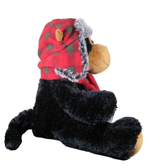Dan Dee Plush Monkey Winter Outfit Scarf and Hot 16in Stuffed Animal - Picture 5 of 16